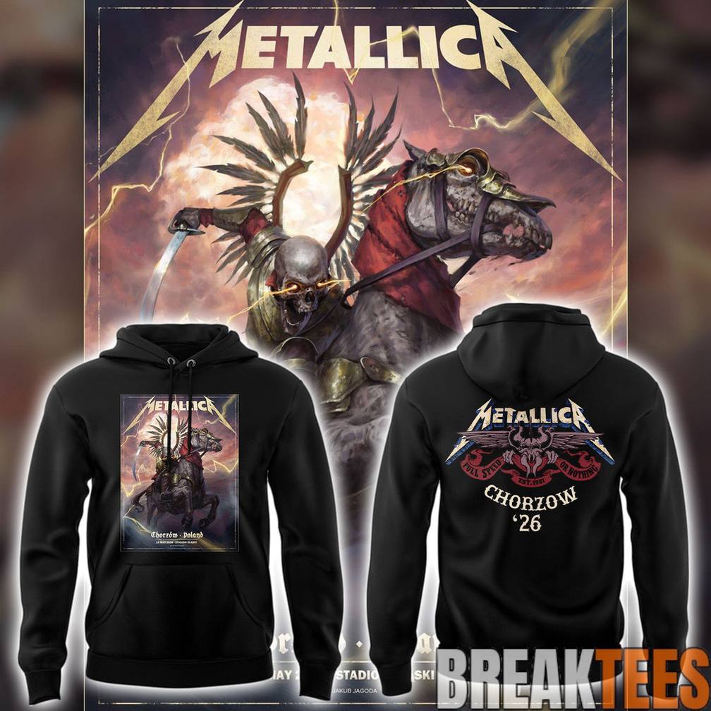 Metallica M72#Chorzow at Chorzów, Poland - Adult & Kids T-Shirts, Sweatshirts & Hoodies apparel design preview 1
