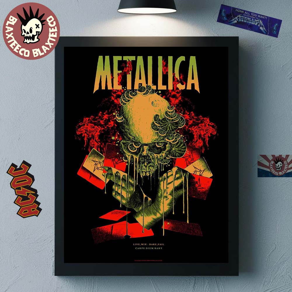 Metallica OverLoad Collection Carpe Diem Baby 2026 - Adult & Kids T-Shirts, Sweatshirts & Hoodies apparel design preview 1