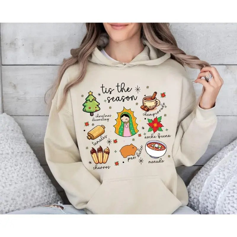 Mexican Virgen De Guadalupe Virgencita Virgin Mary - Adult & Kids T-Shirts, Sweatshirts & Hoodies apparel design preview 1