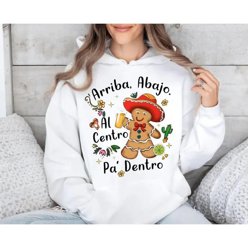 Mexican Gingerbread Sombrero Holidays Happy New Year - Adult & Kids T-Shirts, Sweatshirts & Hoodies apparel design preview 1