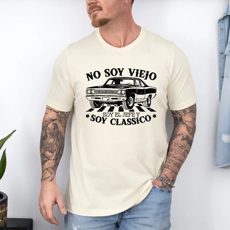 Mexican Grandpa No Soy Viejo Classico Dia Del Padre - Adult & Kids T-Shirts, Sweatshirts & Hoodies apparel design preview 1