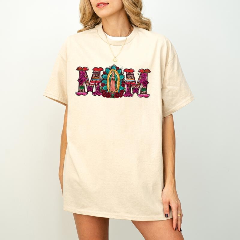 Mexican Mom Virgen De Guadalupe Heritage Latin - Adult & Kids T-Shirts, Sweatshirts & Hoodies apparel design preview 1