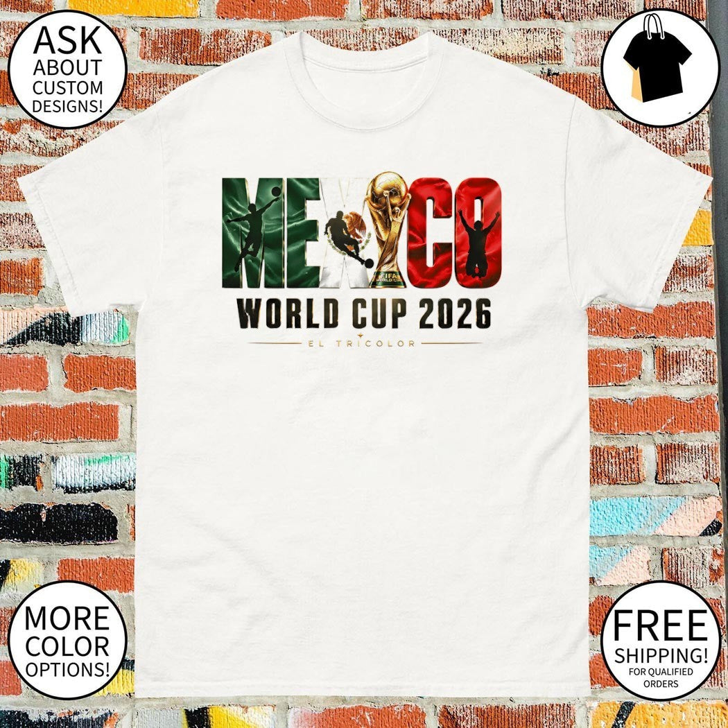 Mexico 2026 World Cup El Tri Soccer - Adult & Kids T-Shirts, Sweatshirts & Hoodies apparel design preview 1