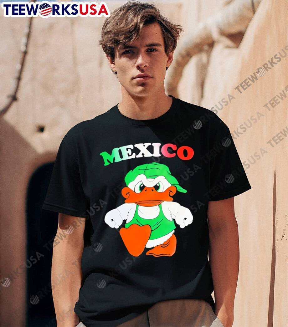 Mexico Angry Duck Walking - Adult & Kids T-Shirts, Sweatshirts & Hoodies apparel design preview 1