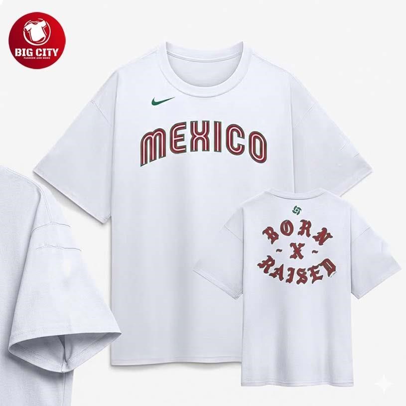 Mexico Born And Raised 2026 World Baseball Complex - Adult & Kids T-Shirts, Sweatshirts & Hoodies apparel design preview 1