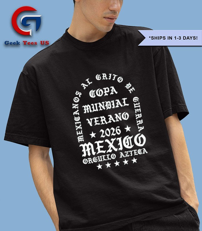 Mexico Copa Mundial Verano 2026 - Adult & Kids T-Shirts, Sweatshirts & Hoodies apparel design preview 1