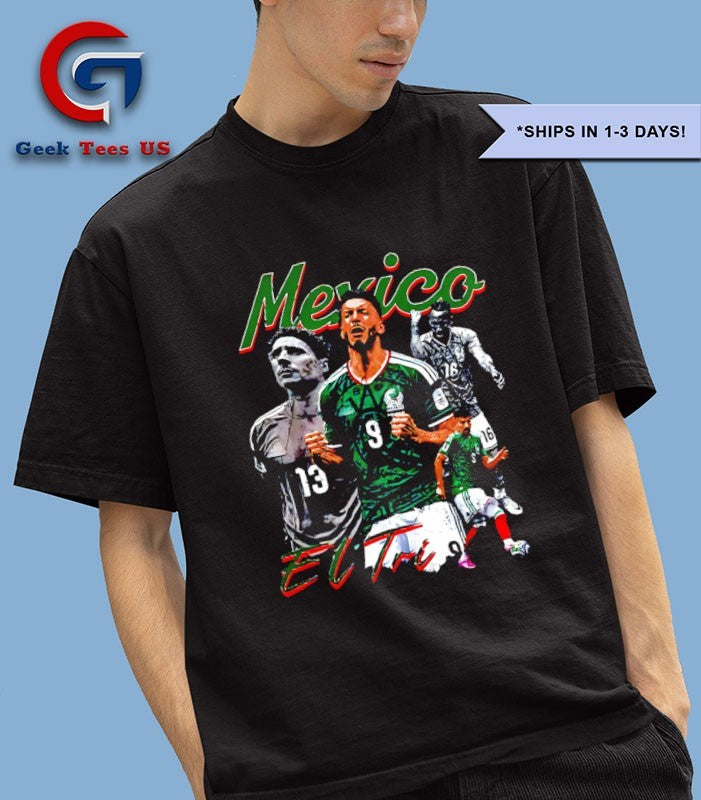Mexico El Tricolor Soccer 2026 - Adult & Kids T-Shirts, Sweatshirts & Hoodies apparel design preview 1