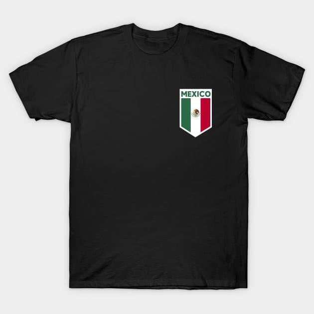 Mexico Flag Emblem Bold Patriotic Show Your Mexican - Adult & Kids T-Shirts, Sweatshirts & Hoodies apparel design preview 1