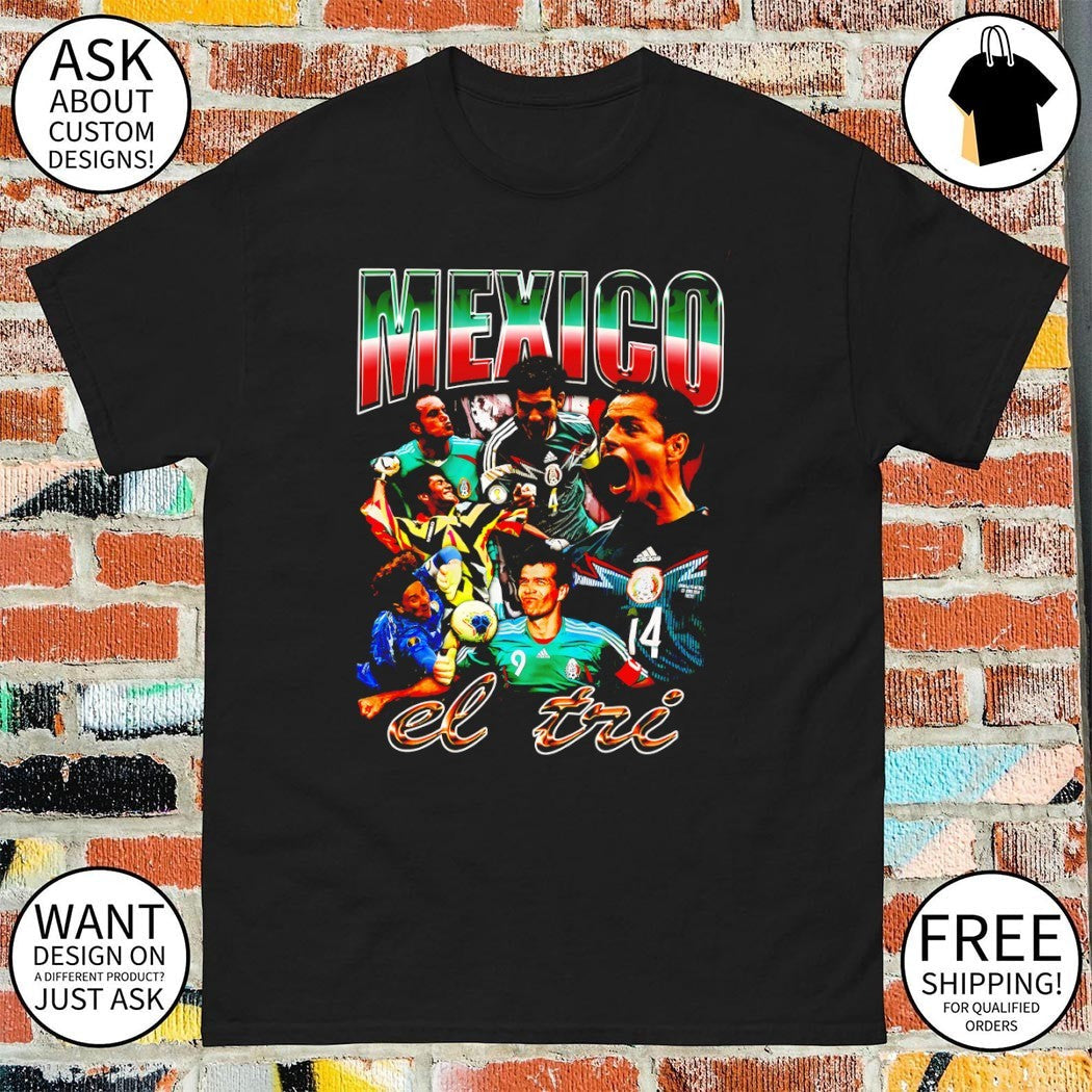 Mexico National Football Team El Tri Soccer - Adult & Kids T-Shirts, Sweatshirts & Hoodies apparel design preview 1