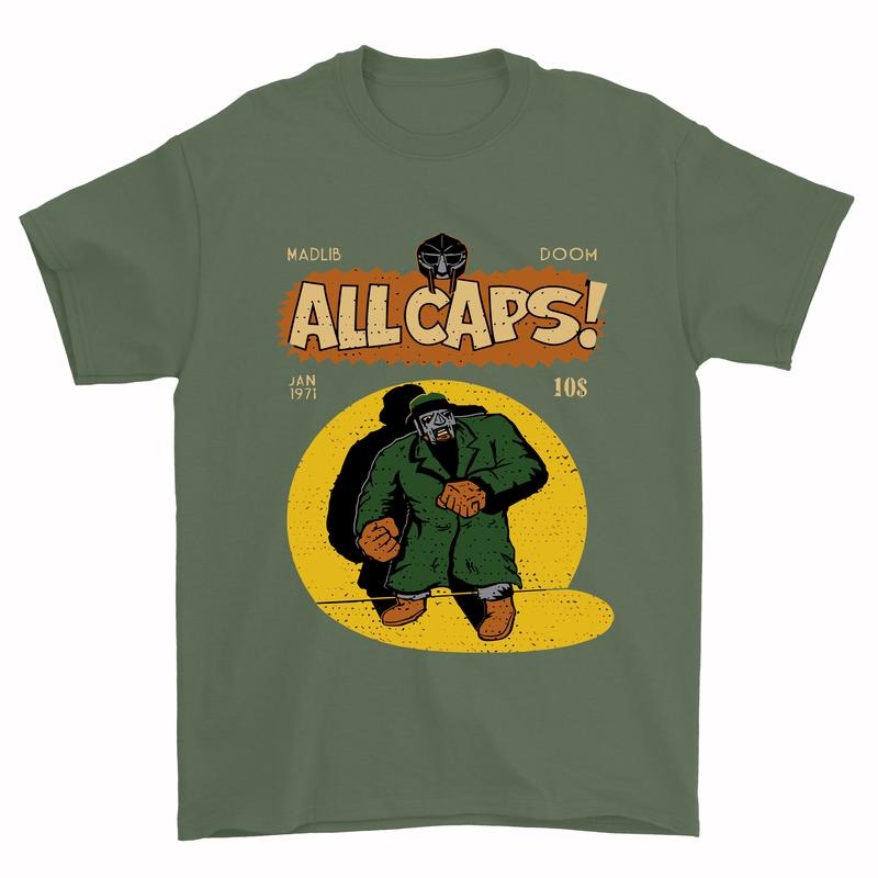 Mf Doom Hip Hop Madlib All Caps - Adult & Kids T-Shirts, Sweatshirts & Hoodies apparel design preview 1