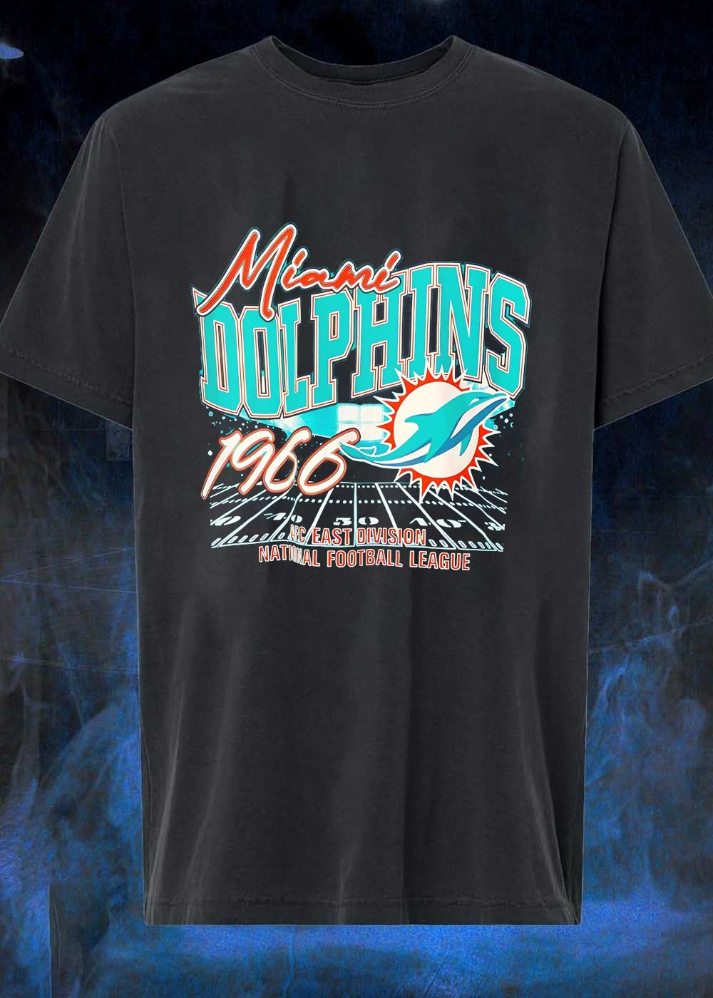 Miami Dolphins 1966 AFC East Division National - Adult & Kids T-Shirts, Sweatshirts & Hoodies apparel design preview 1