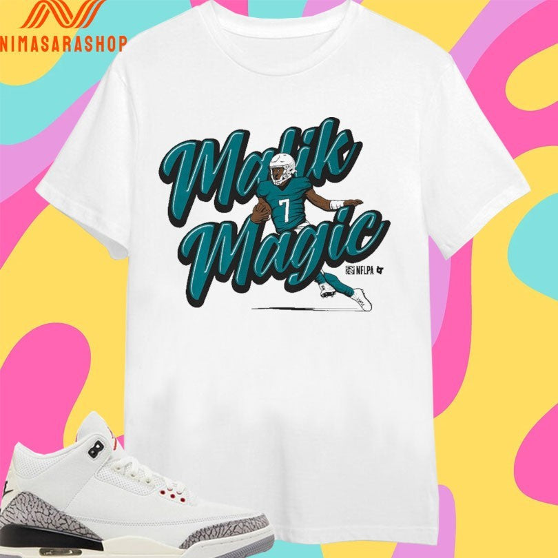 Miami Dolphins Malik Willis Magic - Adult & Kids T-Shirts, Sweatshirts & Hoodies apparel design preview 1