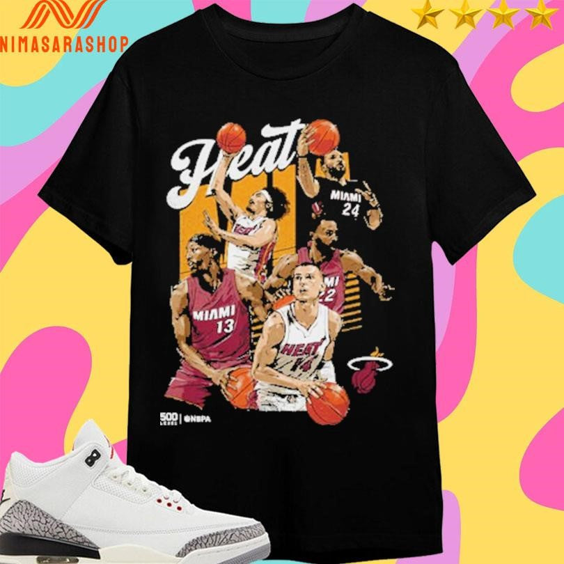 Miami Heat 2026 Starting 5 - Adult & Kids T-Shirts, Sweatshirts & Hoodies apparel design preview 1