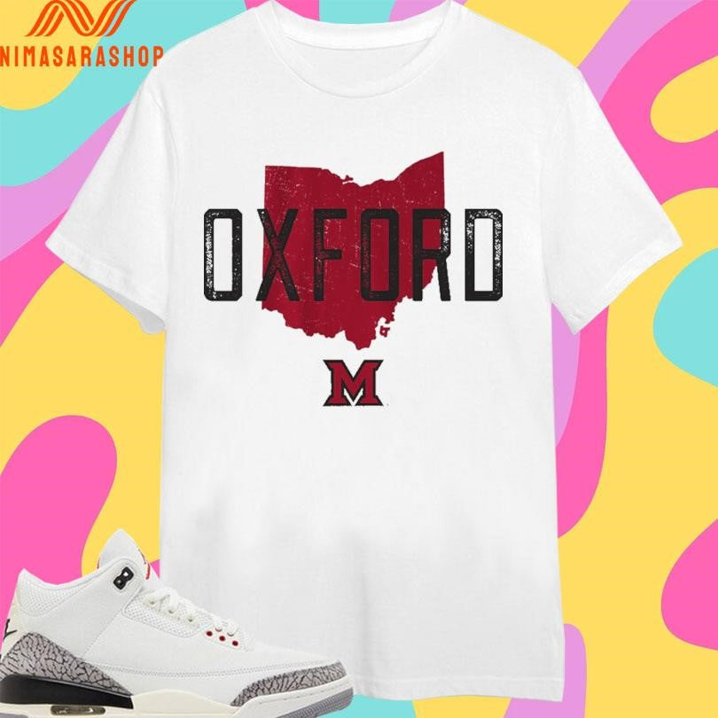 Miami Oh Redhawks Basketball Oxford Hometown - Adult & Kids T-Shirts, Sweatshirts & Hoodies apparel design preview 1