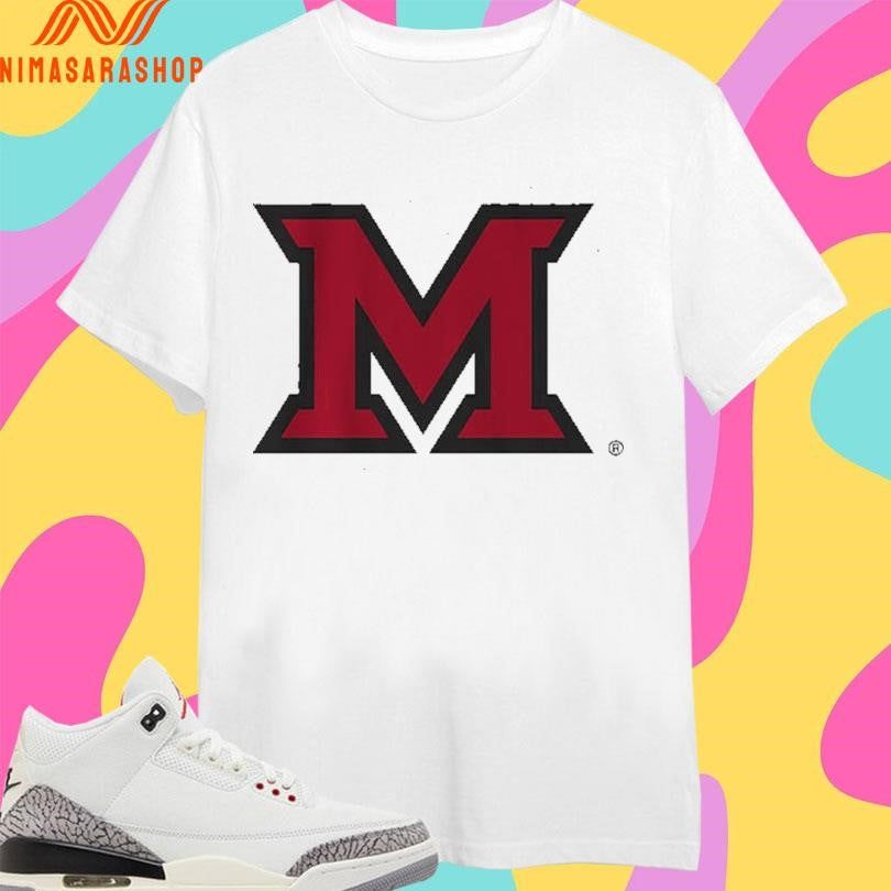 Miami Oh Redhawks Basketball Primary Logo - Adult & Kids T-Shirts, Sweatshirts & Hoodies apparel design preview 1