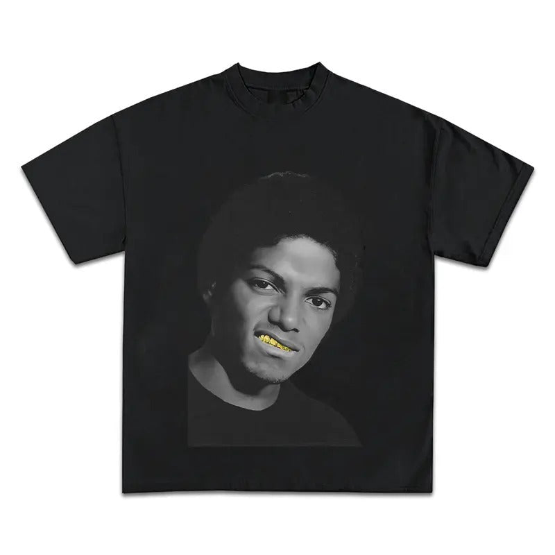 Michael Jackson "Gold Grill" - Adult & Kids T-Shirts, Sweatshirts & Hoodies apparel design preview 1
