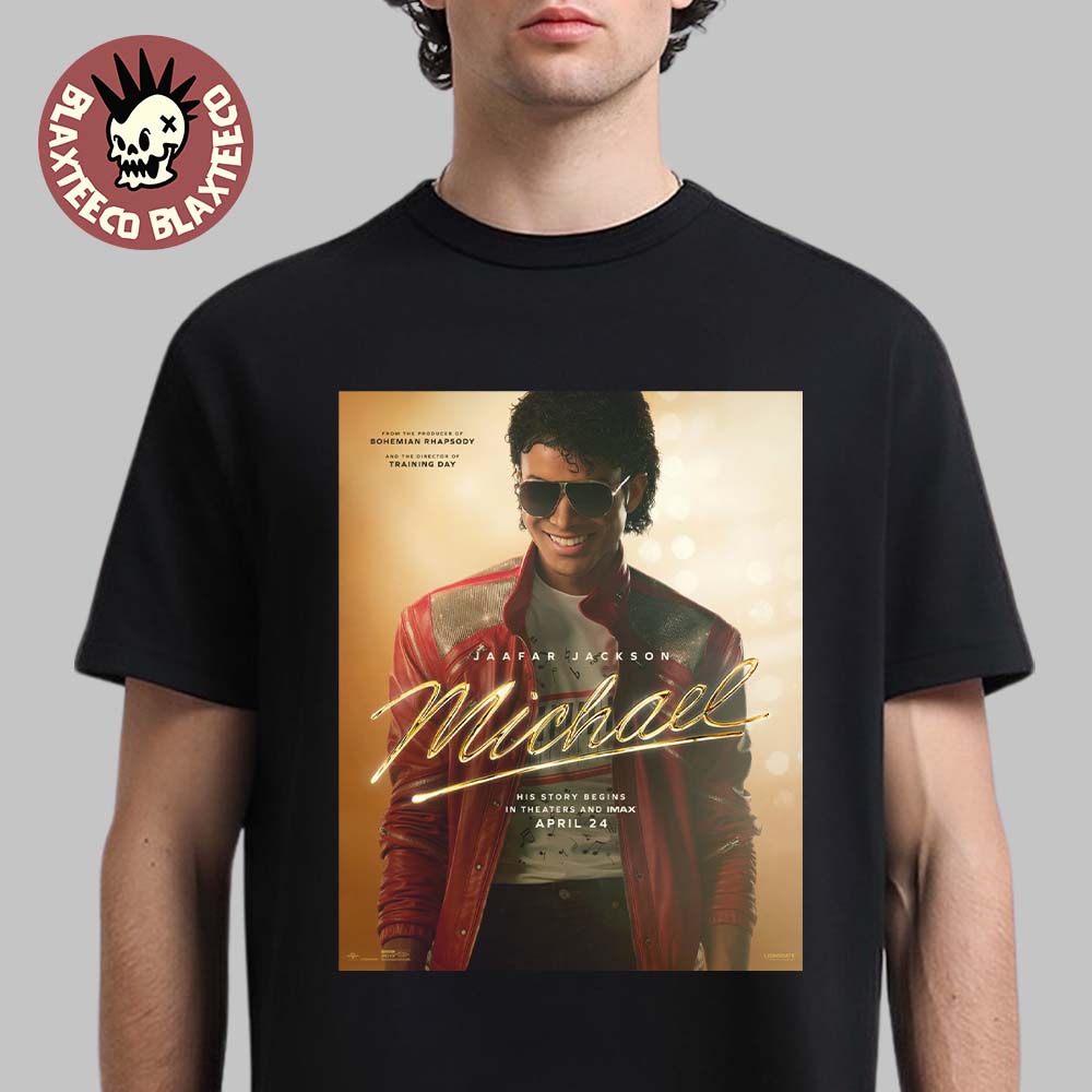 Michael Movie Jackson Biopic His Story Begins - Adult & Kids T-Shirts, Sweatshirts & Hoodies apparel design preview 1