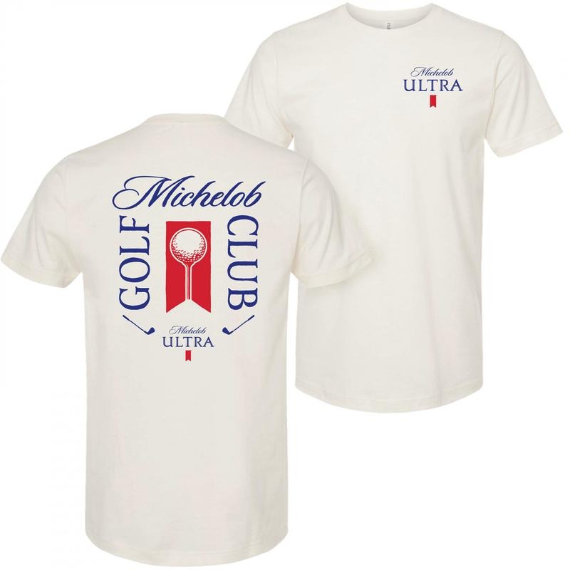 Michelob Golf Club Beige Colorway Front Back Print - Adult & Kids T-Shirts, Sweatshirts & Hoodies apparel design preview 1
