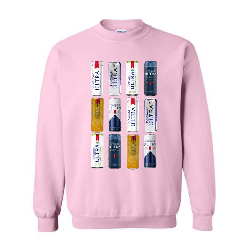 Michelob Ultra Beer Cans 2D Beers Drinking - Adult & Kids T-Shirts, Sweatshirts & Hoodies apparel design preview 1