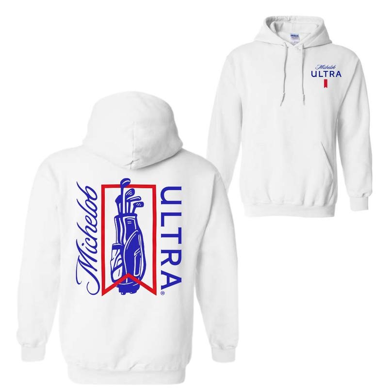 Michelob Ultra Golfing 2 Sided - Adult & Kids T-Shirts, Sweatshirts & Hoodies apparel design preview 1