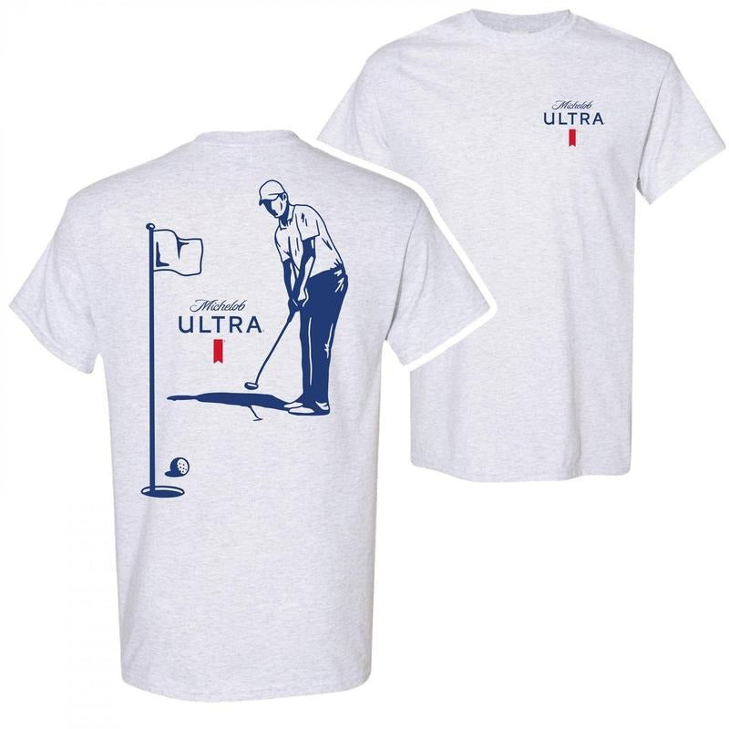 Michelob Ultra Golfing Front Back Print - Adult & Kids T-Shirts, Sweatshirts & Hoodies apparel design preview 1