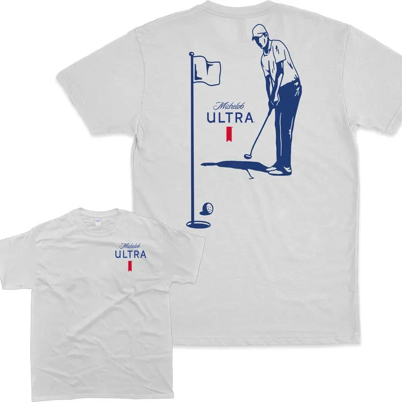 Michelob Ultra Golfing 2 Side Clothes - Adult & Kids T-Shirts, Sweatshirts & Hoodies apparel design preview 1