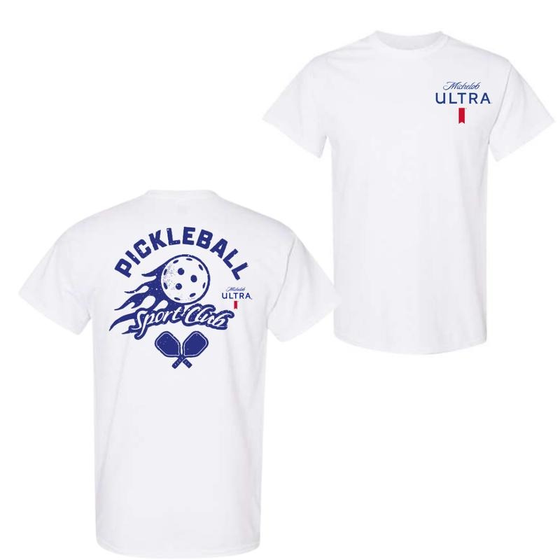 Michelob Ultra Pickleball Sport Club - Adult & Kids T-Shirts, Sweatshirts & Hoodies apparel design preview 1