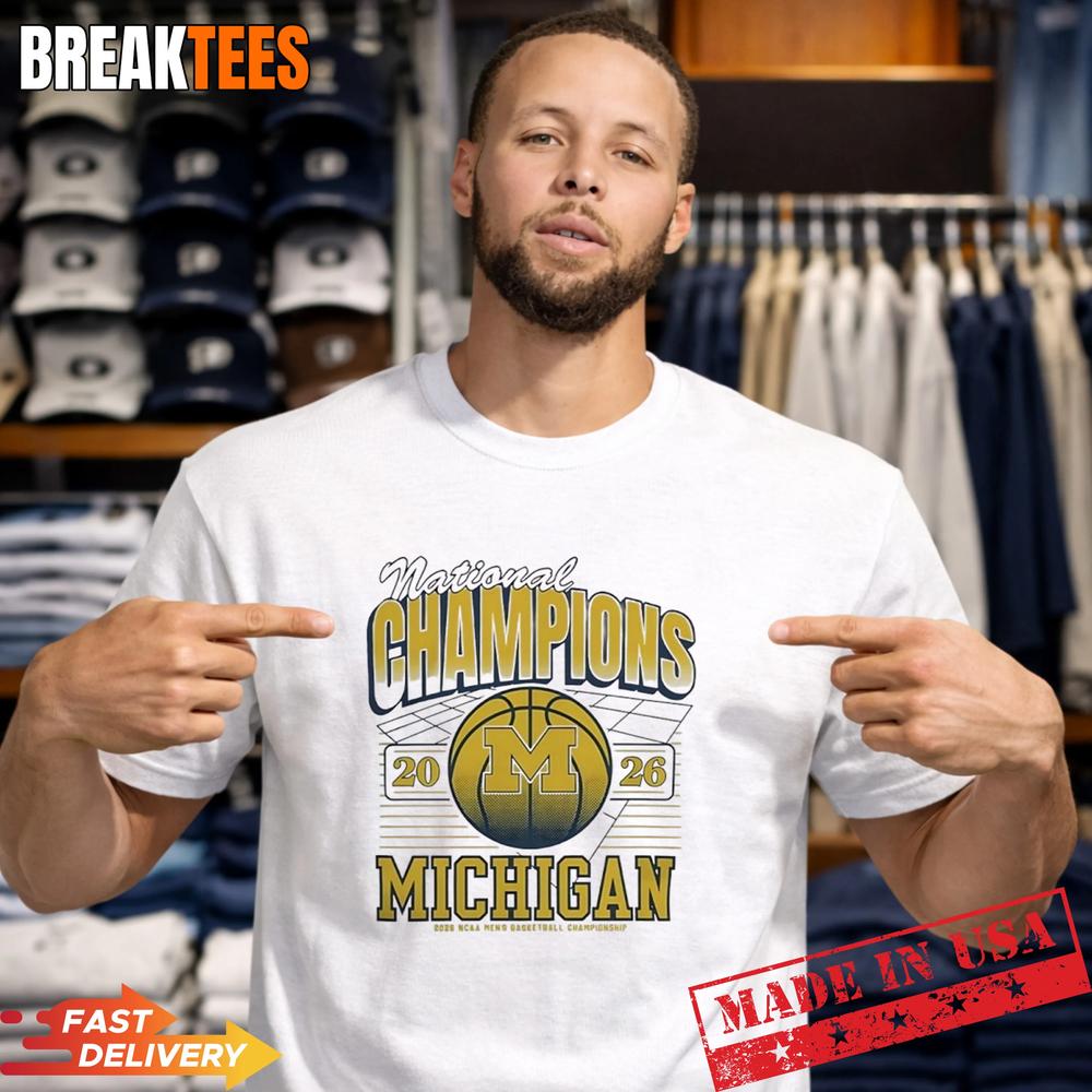 Michigan Men's Basketball 2026 NCAA National - Adult & Kids T-Shirts, Sweatshirts & Hoodies apparel design preview 1