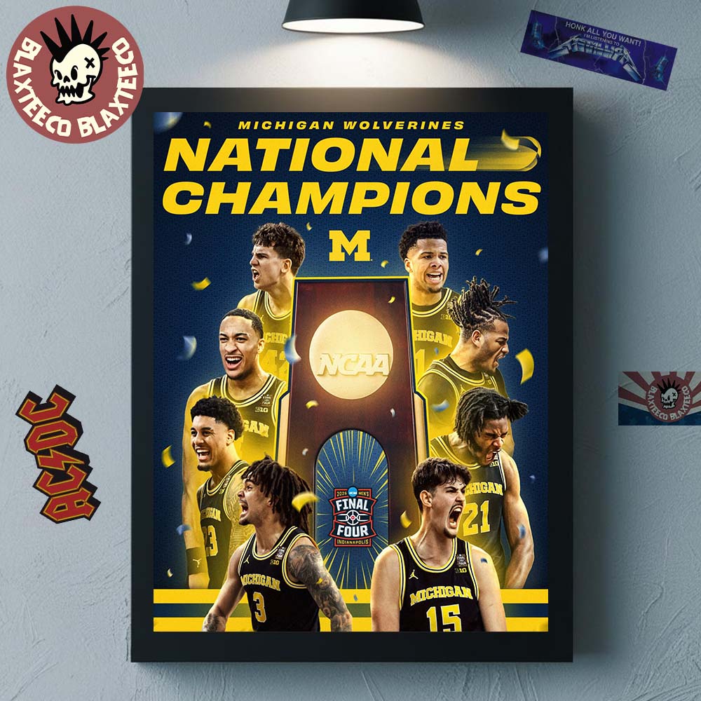 Michigan Wolverines 2026 Men's Basketball National - Adult & Kids T-Shirts, Sweatshirts & Hoodies apparel design preview 1