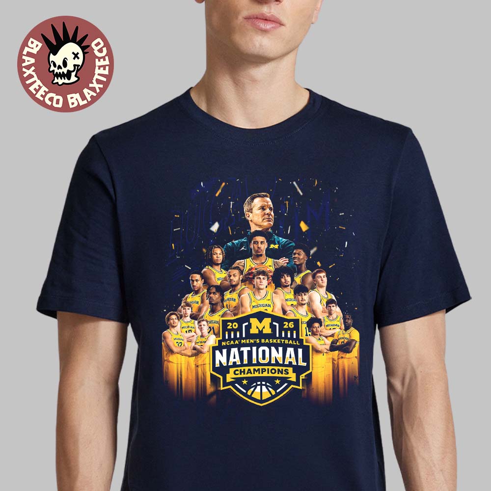 Michigan Wolverines 2026 NCAA Men's Basketball - Adult & Kids T-Shirts, Sweatshirts & Hoodies apparel design preview 1