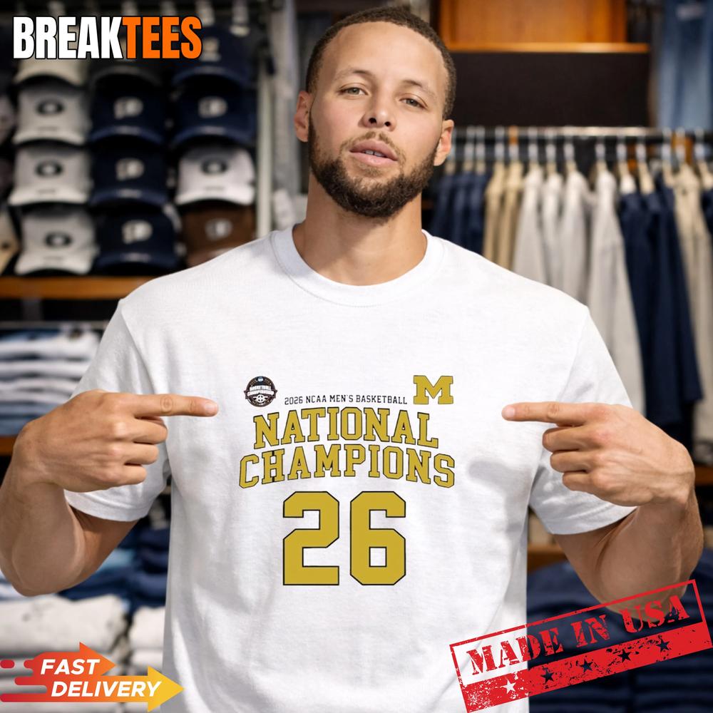 Michigan Wolverines 2026 NCAA Men's Basketball - Adult & Kids T-Shirts, Sweatshirts & Hoodies apparel design preview 1