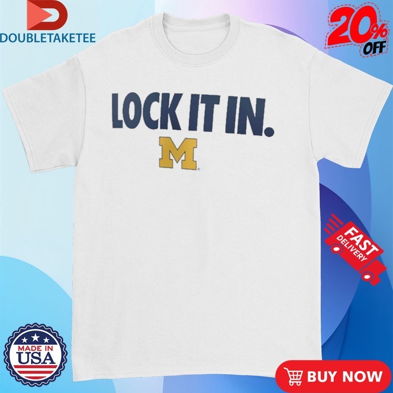 Michigan Wolverines Lock It In - Adult & Kids T-Shirts, Sweatshirts & Hoodies apparel design preview 1