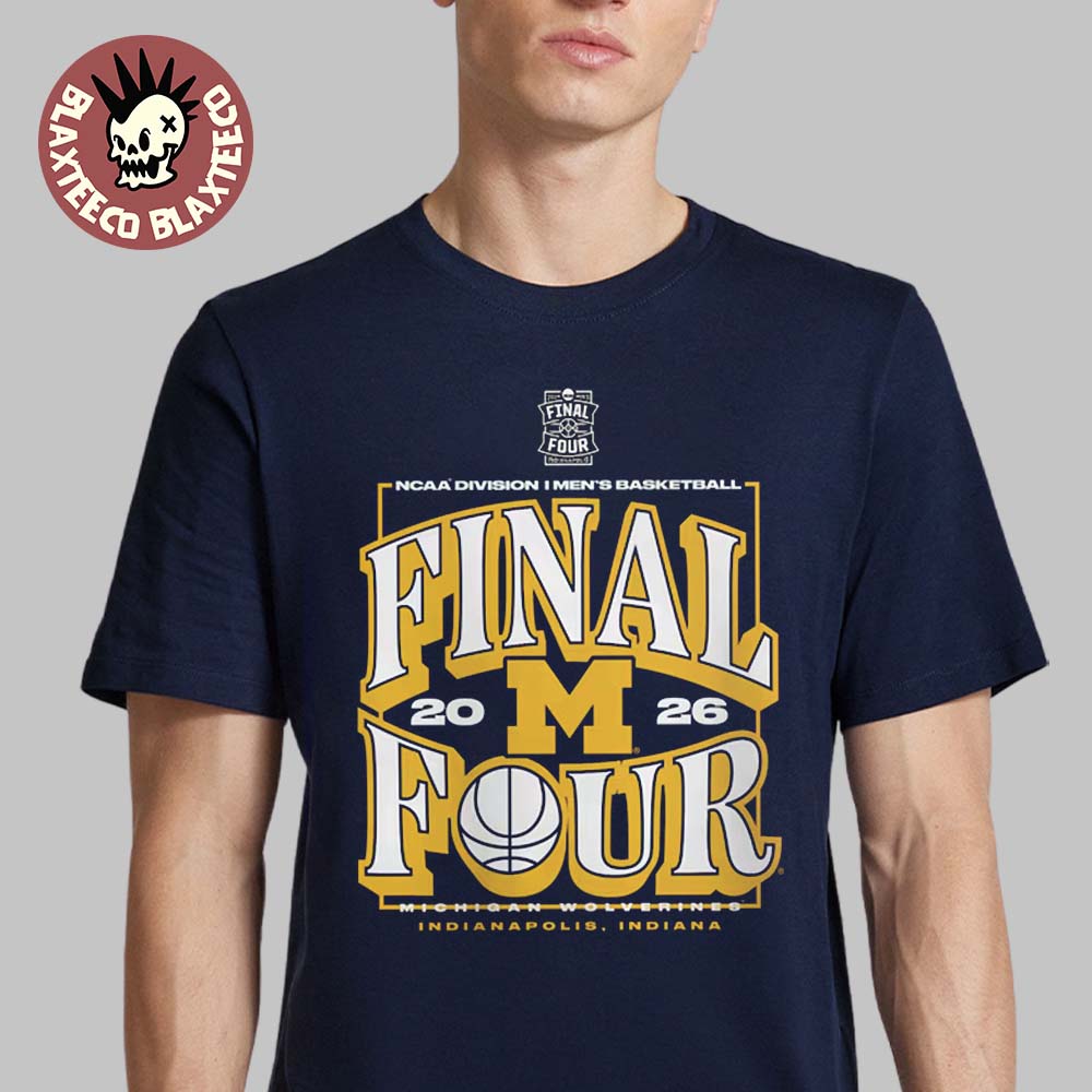 Michigan Wolverines Men's Basketball 2026 NCAA - Adult & Kids T-Shirts, Sweatshirts & Hoodies apparel design preview 1