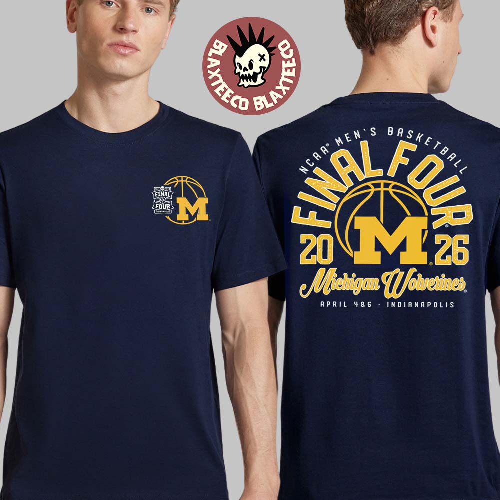 Michigan Wolverines Men's Basketball 2026 NCAA - Adult & Kids T-Shirts, Sweatshirts & Hoodies apparel design preview 1