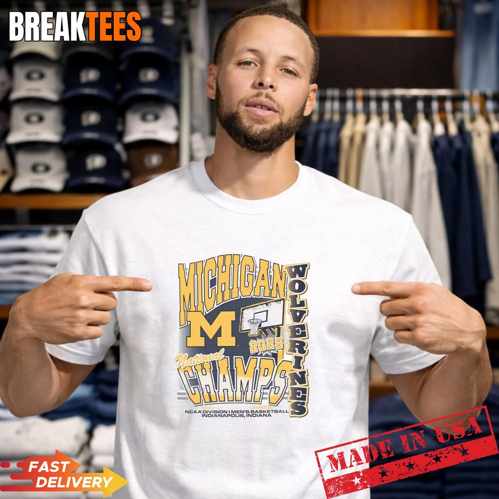 Michigan Wolverines Men's Basketball National - Adult & Kids T-Shirts, Sweatshirts & Hoodies apparel design preview 1