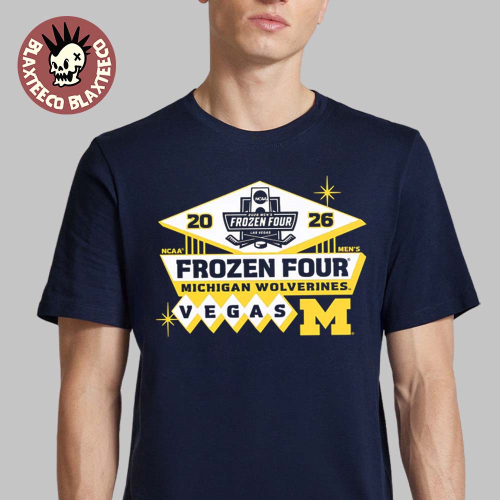 Michigan Wolverines Men's Hockey 2026 NCAA Frozen - Adult & Kids T-Shirts, Sweatshirts & Hoodies apparel design preview 1