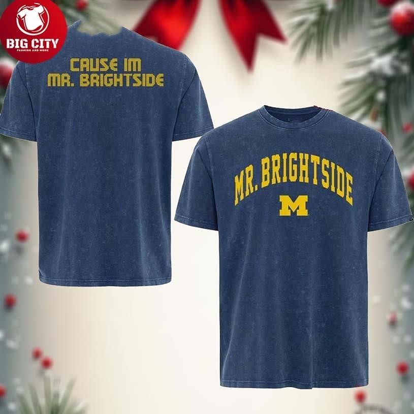 Michigan Wolverines Mr Brightside Angus Two Sided - Adult & Kids T-Shirts, Sweatshirts & Hoodies apparel design preview 1