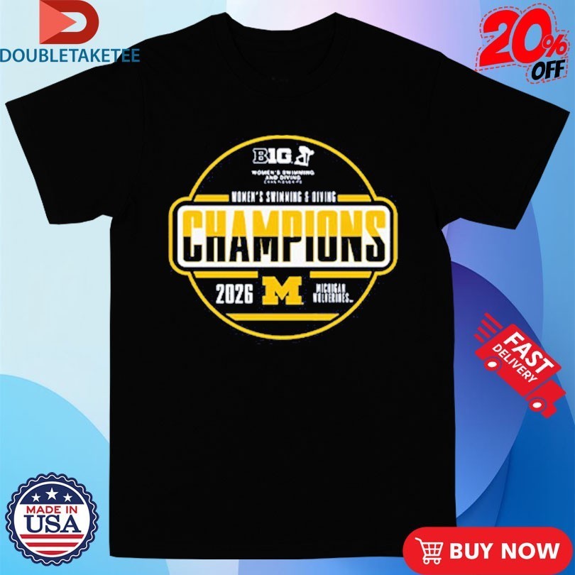 Michigan Wolverines Women's Swimming And Diving 2026 - Adult & Kids T-Shirts, Sweatshirts & Hoodies apparel design preview 1