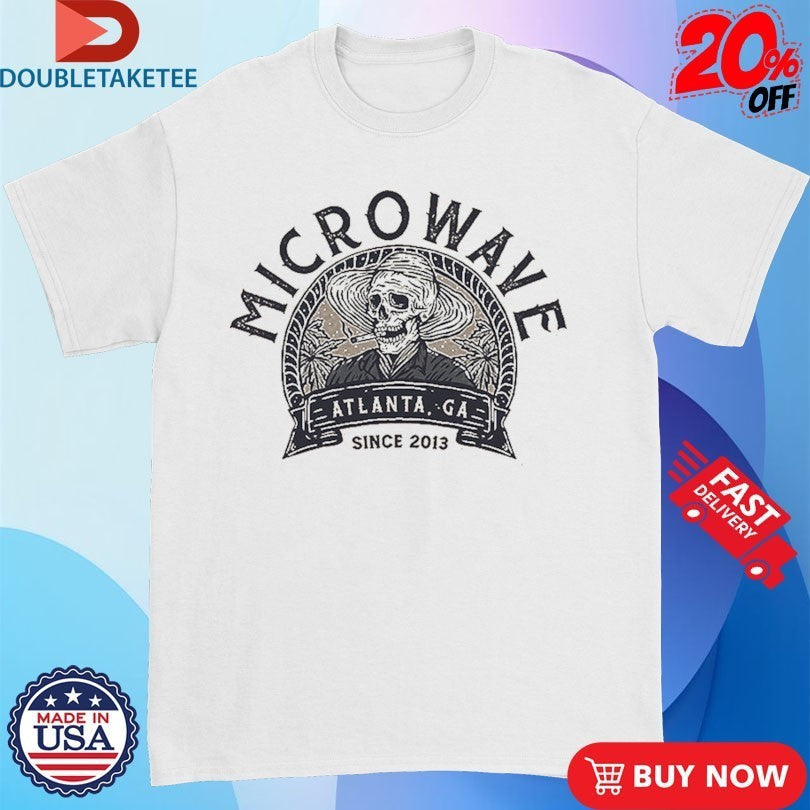 Microwave Atlanta GA Since 2013 Straw Hat Cigarettes - Adult & Kids T-Shirts, Sweatshirts & Hoodies apparel design preview 1