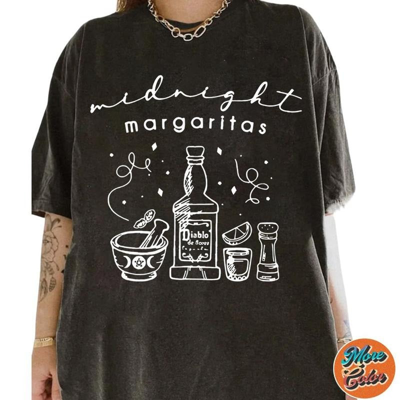 Midnight Margaritas Practical Magic Movie Cotton Crew - Adult & Kids T-Shirts, Sweatshirts & Hoodies apparel design preview 1