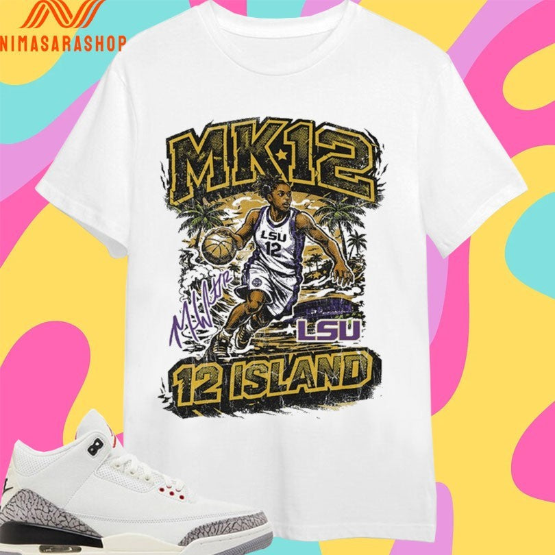 Mikaylah Williams Lsu Mk12 12 Island Signature - Adult & Kids T-Shirts, Sweatshirts & Hoodies apparel design preview 1