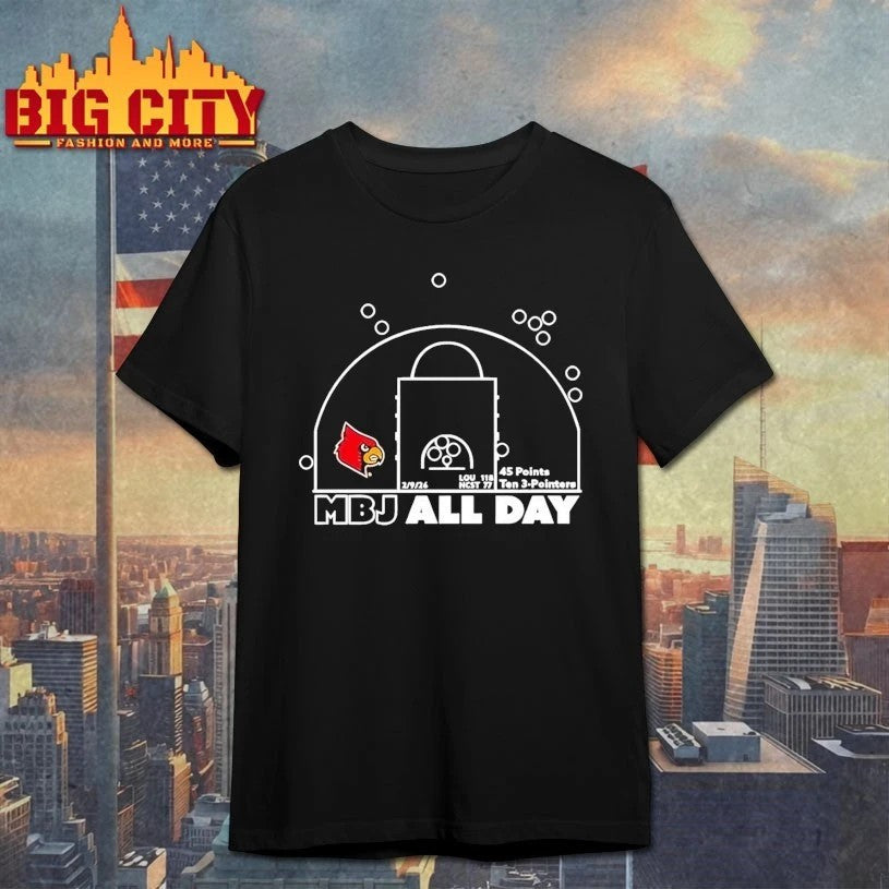 Mikel Brown Jr Louisville Cardinals All Day - Adult & Kids T-Shirts, Sweatshirts & Hoodies apparel design preview 1