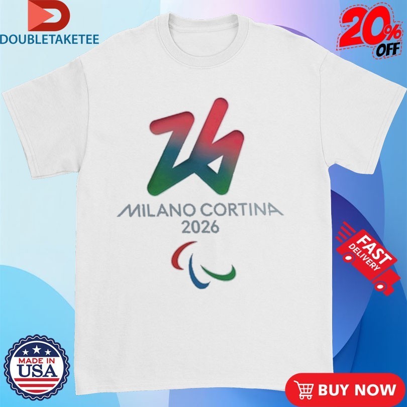 Milano Cortina 2026 Paralympics Logo - Adult & Kids T-Shirts, Sweatshirts & Hoodies apparel design preview 1