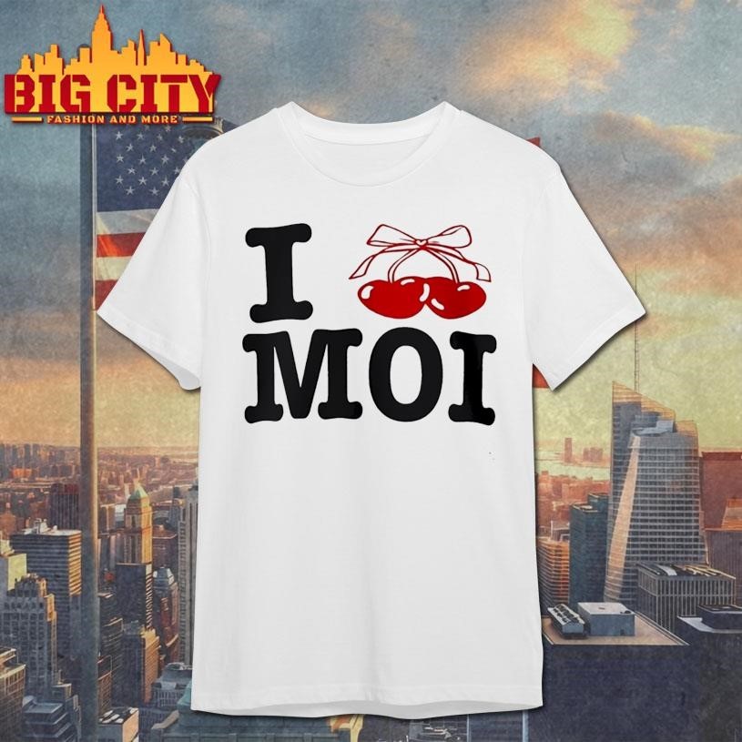 Millie Bobby Brown Cherry I Love Moi - Adult & Kids T-Shirts, Sweatshirts & Hoodies apparel design preview 1