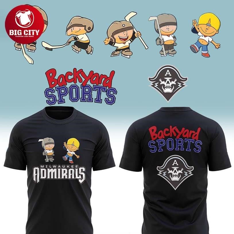 Milwaukee Admirals Backyard Sports Night 2026 - Adult & Kids T-Shirts, Sweatshirts & Hoodies apparel design preview 1