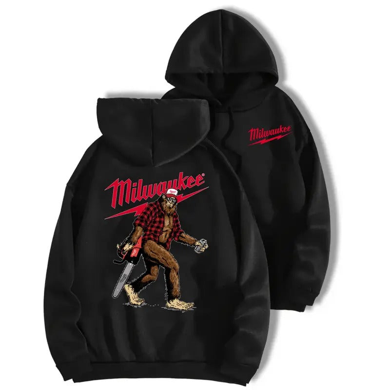 Milwaukee Bigfoot Full Color 2 Sided Classic Collar - Adult & Kids T-Shirts, Sweatshirts & Hoodies apparel design preview 1