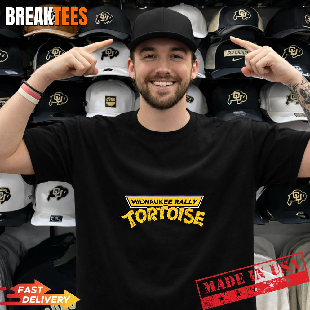 Milwaukee Rally Tortoise - Adult & Kids T-Shirts, Sweatshirts & Hoodies apparel design preview 1