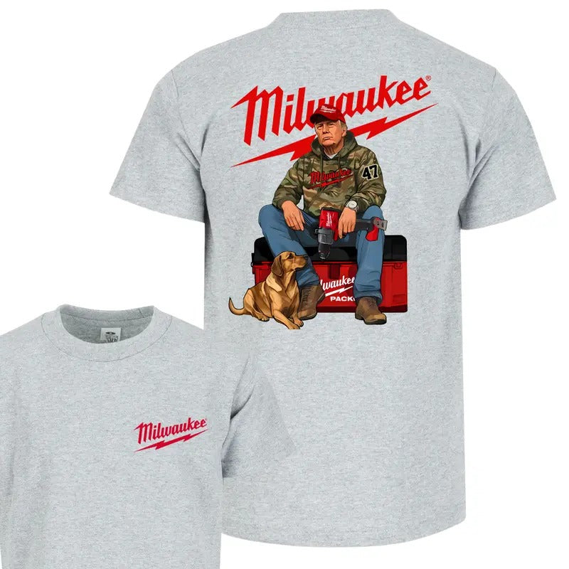 Milwaukee Trumm Camo Cotton Comfortable Casual Tops - Adult & Kids T-Shirts, Sweatshirts & Hoodies apparel design preview 1