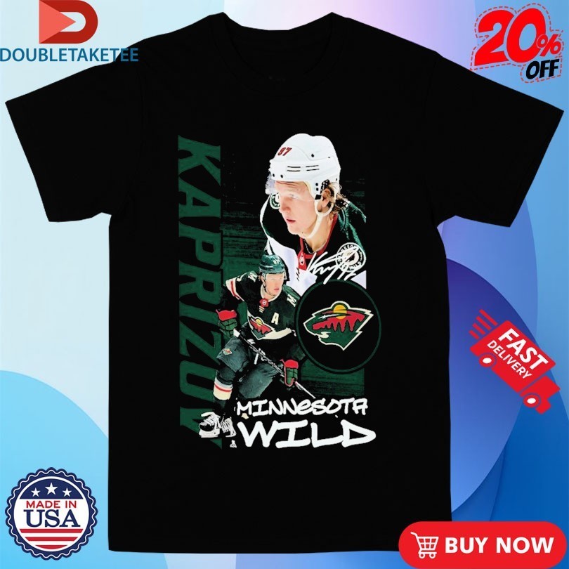 Minnesota Wild Kirill Kaprizov Playmaker NHL - Adult & Kids T-Shirts, Sweatshirts & Hoodies apparel design preview 1