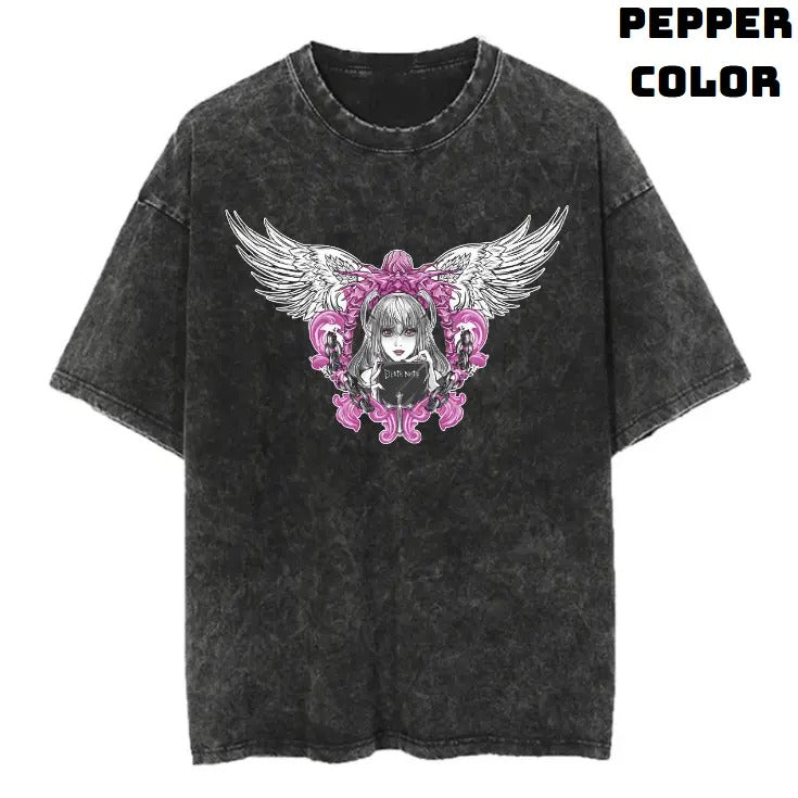 Misa Vintage Death Note Anime Manga Top Menswear - Adult & Kids T-Shirts, Sweatshirts & Hoodies apparel design preview 1